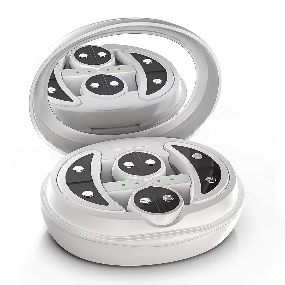 EMS Eye & Face Beauty Device – Red Light Therapy, Heat Compress & Dark Circle Relief