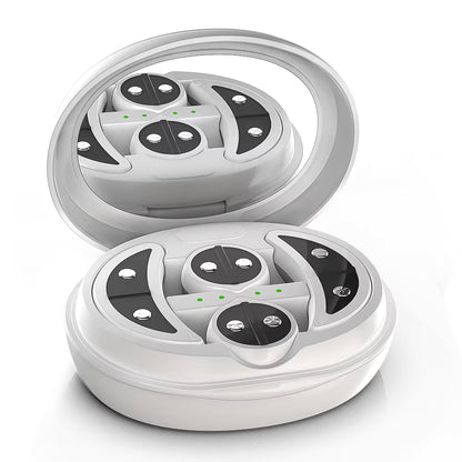 EMS Eye & Face Beauty Device – Red Light Therapy, Heat Compress & Dark Circle Relief